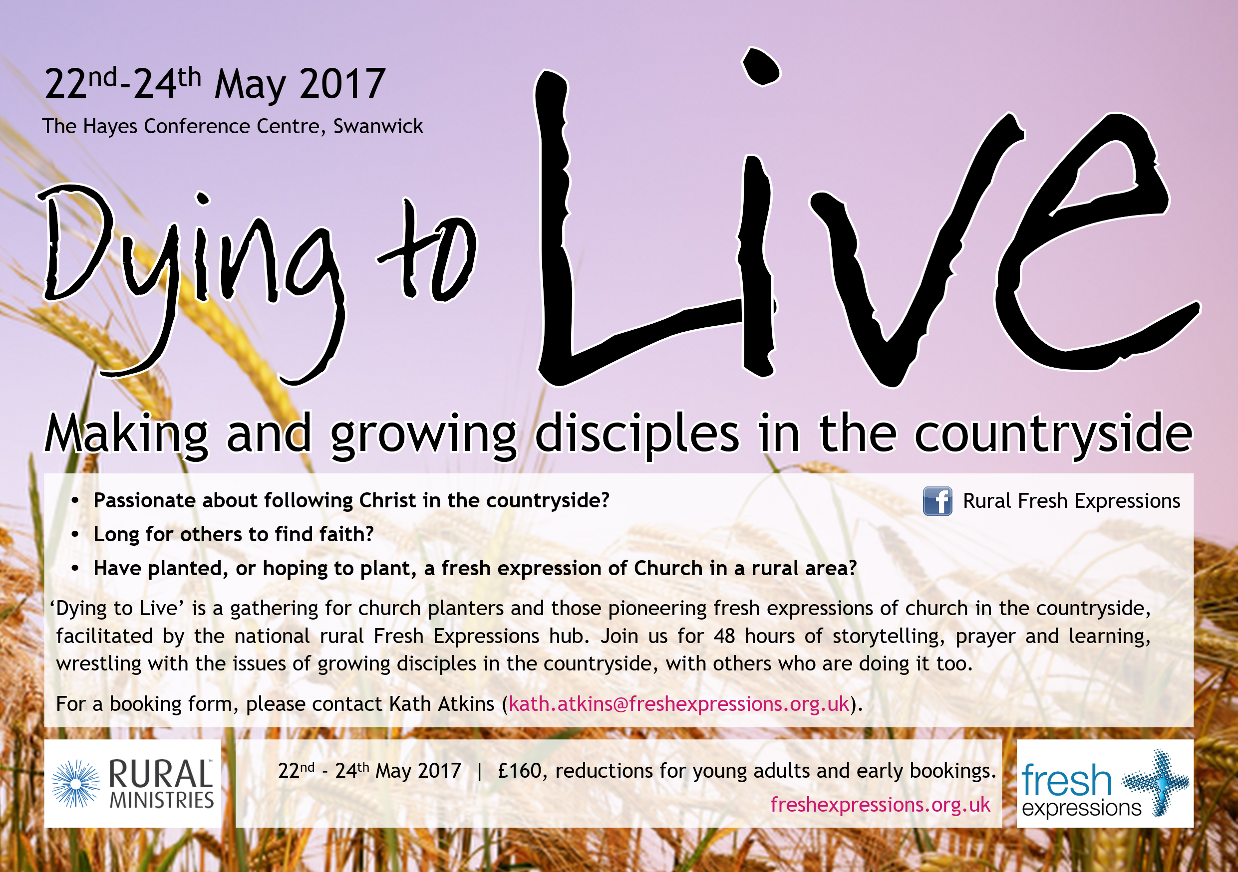 Dying to Live – Making and Growing Disciples in the Countryside