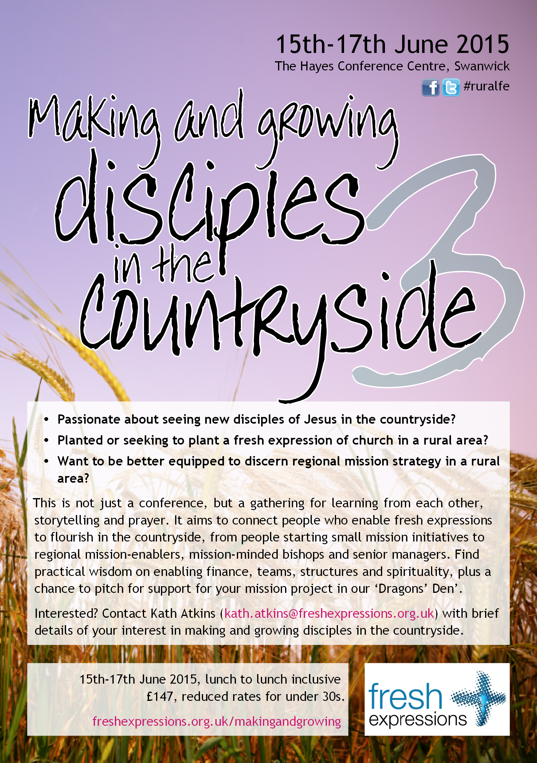 Making and growing disciples in the countryside